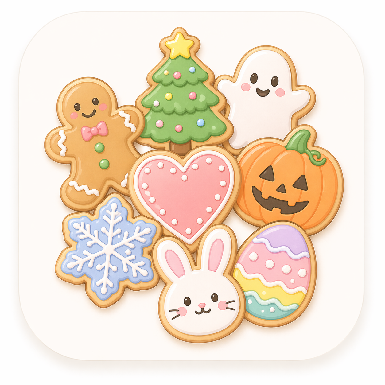 100+ Holiday & Seasonal Cookie Designs Pack
